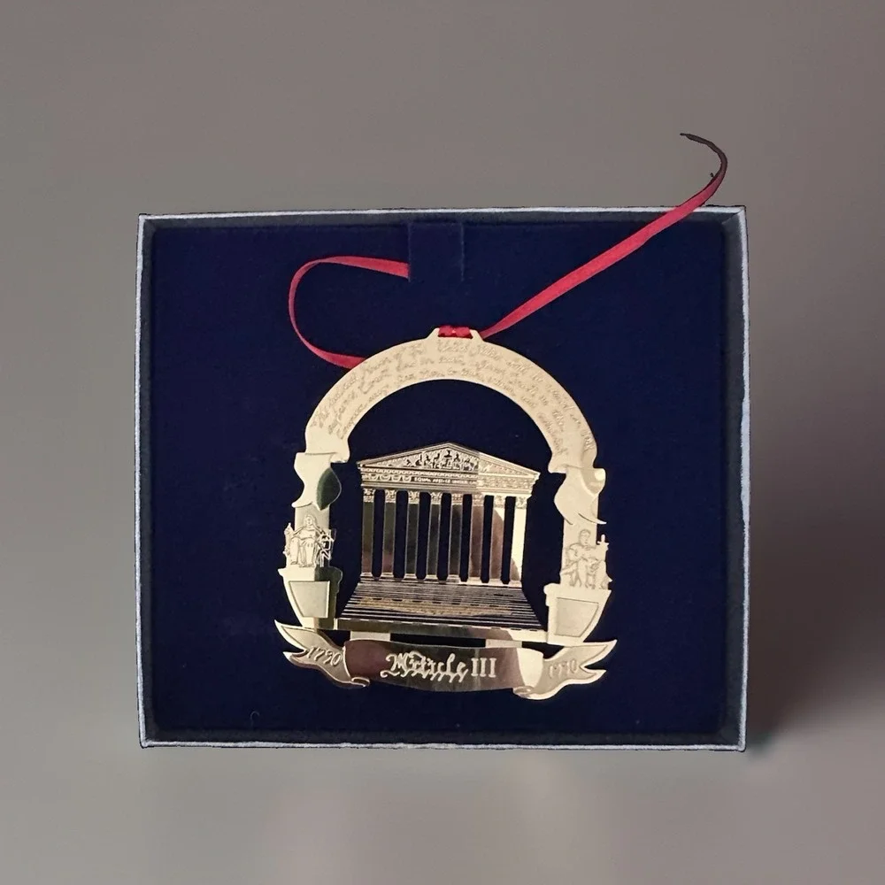 Bicentennial Of The United States Constitution Supreme Court Christmas Ornament